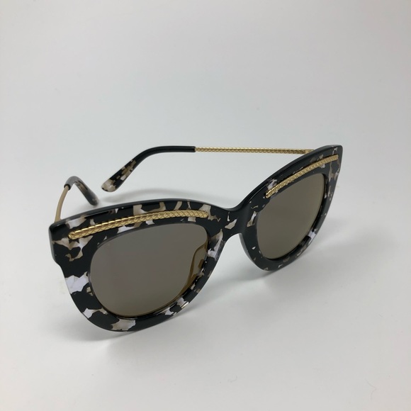 Bottega Veneta Tortoise Cat Eye Sunglasses - Picture 5 of 8